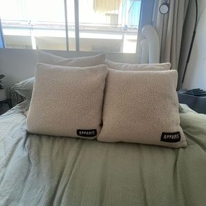 Apparis 18x18 Shearling Pillows